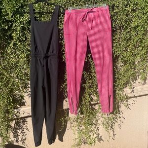 BUNDLE OF 2 Albion Fit Small-Tall
Jetsetter Red and White Pants & Black Jumpsuit